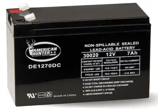 12 Volt Rechargable Battery by American Hunter