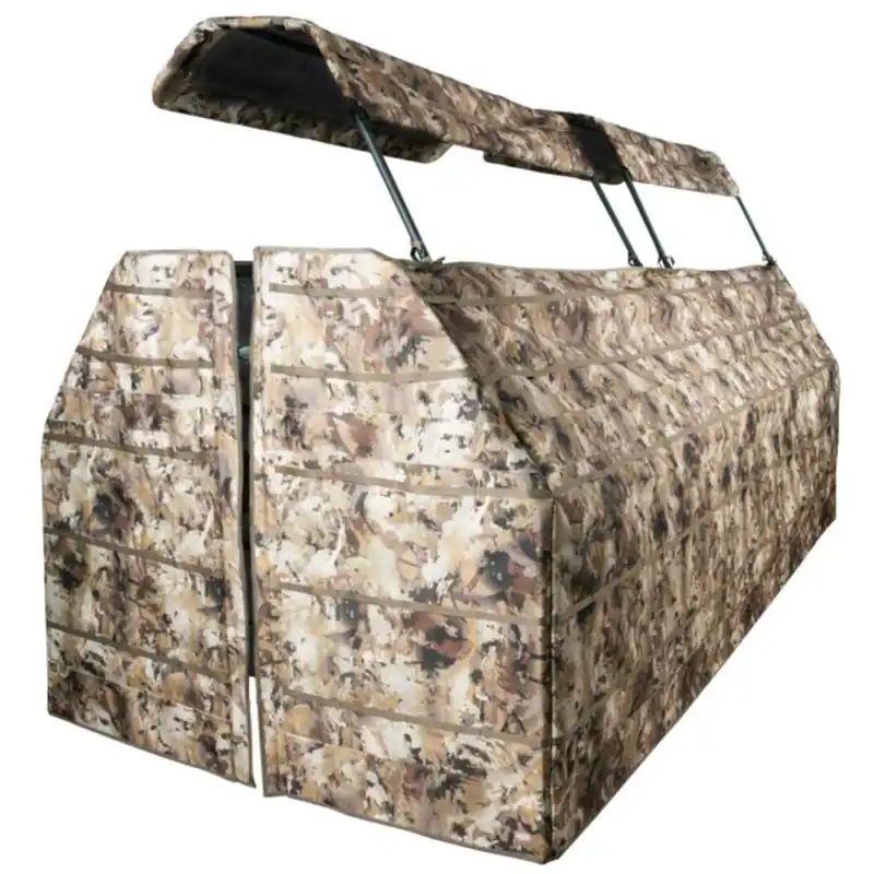 4 Man Blind with Flip Top by Lucky Duck - Marsh