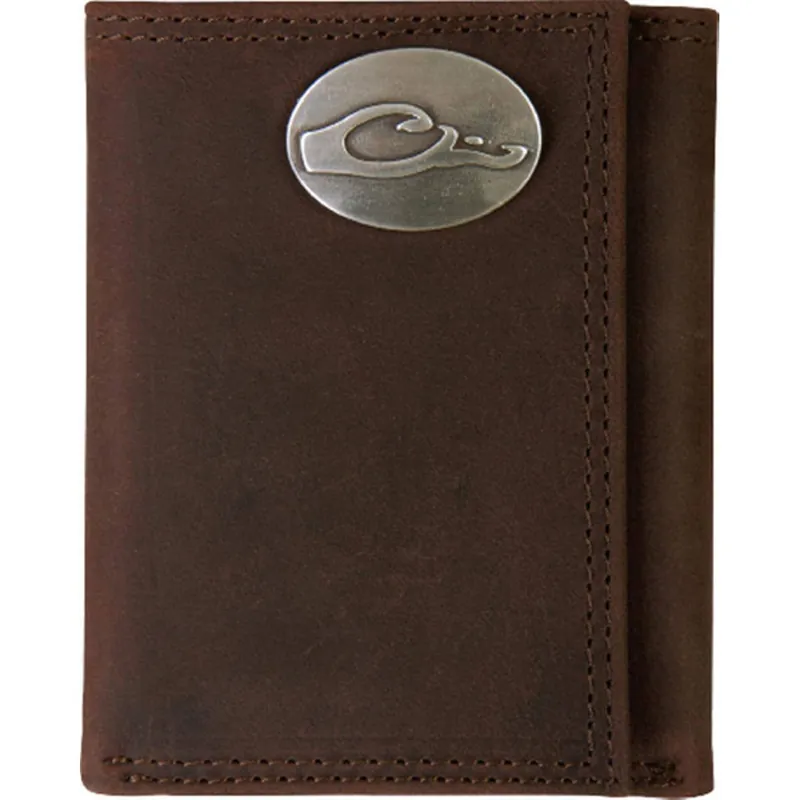 Drake Leather Tri-Fold Wallet