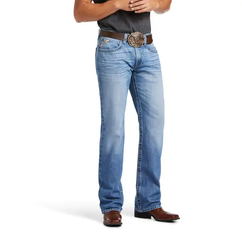 Men‘s M4 Relaxed Stretch Goldfield Boot Cut Jeans by Ariat