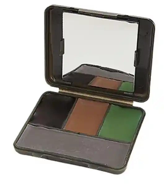 Vanish Camo Face Paint with Combat Mirror in 4 Colors by Allen Company