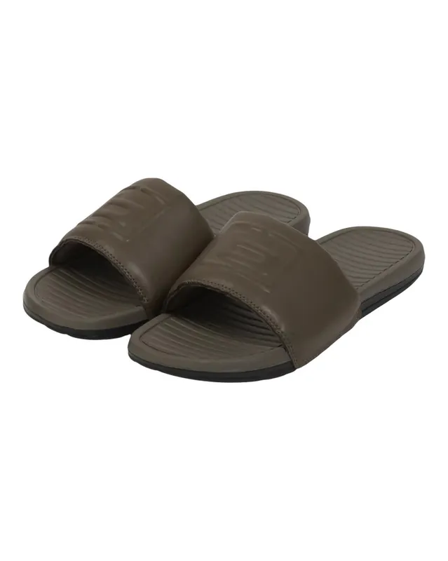 Men‘s Marsh Brown Black Label Elite Camp Slides by Banded