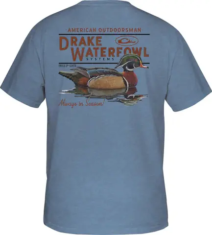 Wood Duck Short Sleeve Tee by Drake Waterfowl