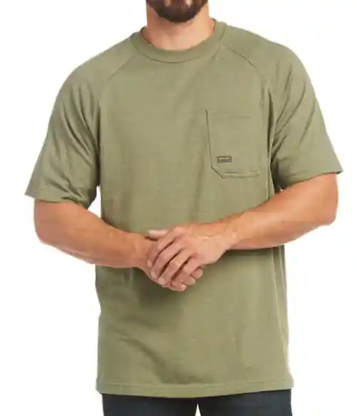 Ariat Rebar Cotton Strong Tee - Sage
