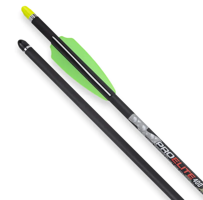 Non-Lighted Pro Elite 400 Carbon Crossbow Arrows by TenPoint