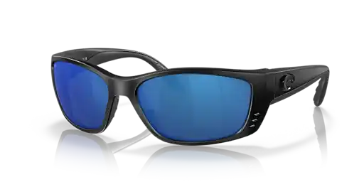 Fisch BlackOut Sunglasses with Black Frames and Blue 580G Lenses by Costa Del Mar