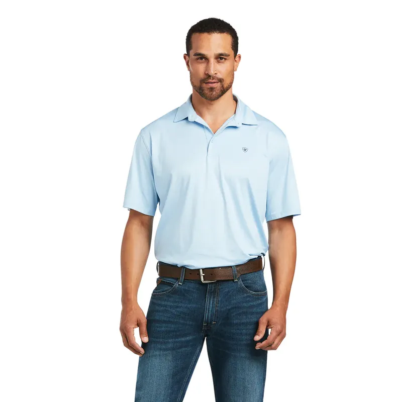 Charger 2.0 Polo in Powder Blue by Ariat