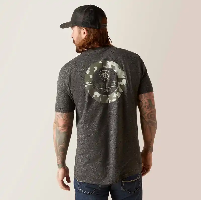 Camo Ring Short Sleeve Tee Shirt by Ariat