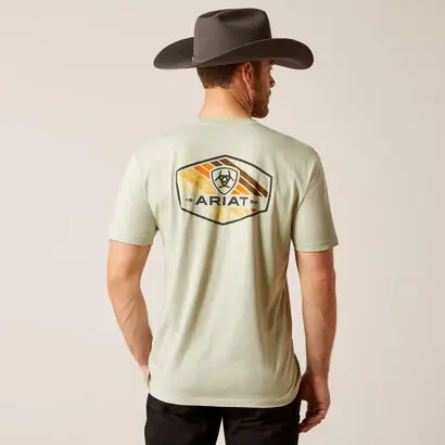Retro Hex Stripe Tee Shirt by Ariat