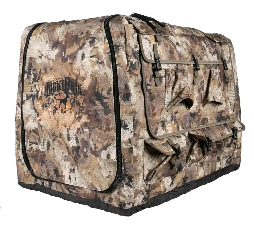Lucky Duck Kennel Cover - Intermediate Optifade Marsh