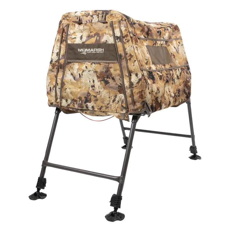 InvisiLab Hunting Dog Blind in Optifade Marsh by MoMarsh