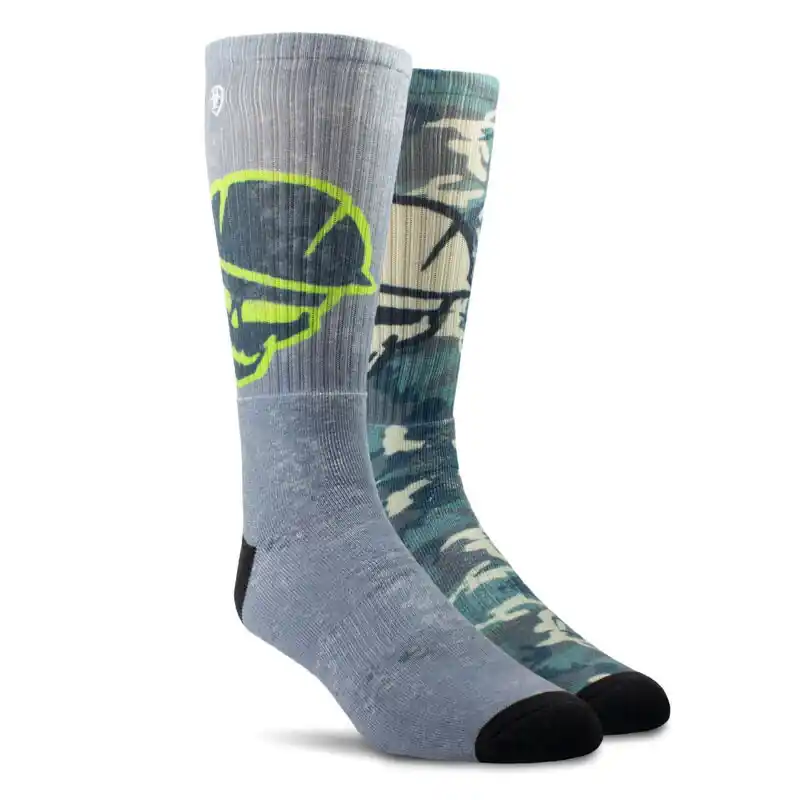 Roughneck Graphic Crew Socks by Ariat