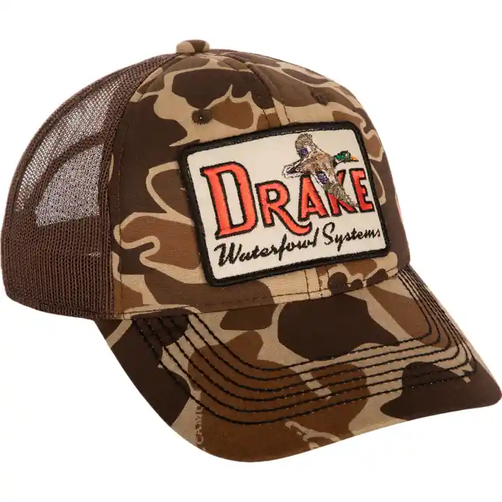 Men‘s Camo Square Patch Foam Front Ball Cap by Drake