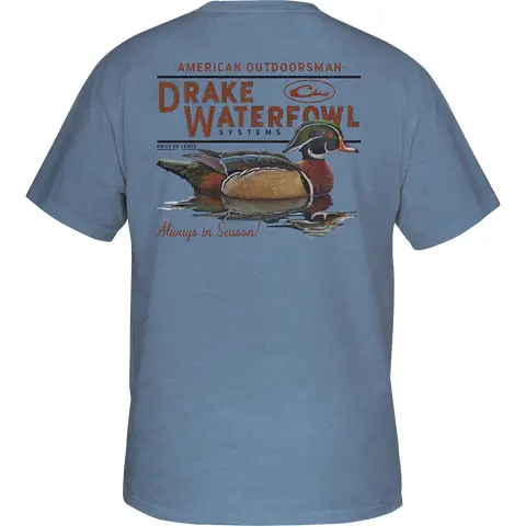 Youth Wood Duck Short Sleeve Tee by Drake Waterfowl