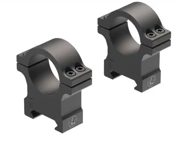 Open Range Cross Slot 1 inch Rings in High Matte by Leupold