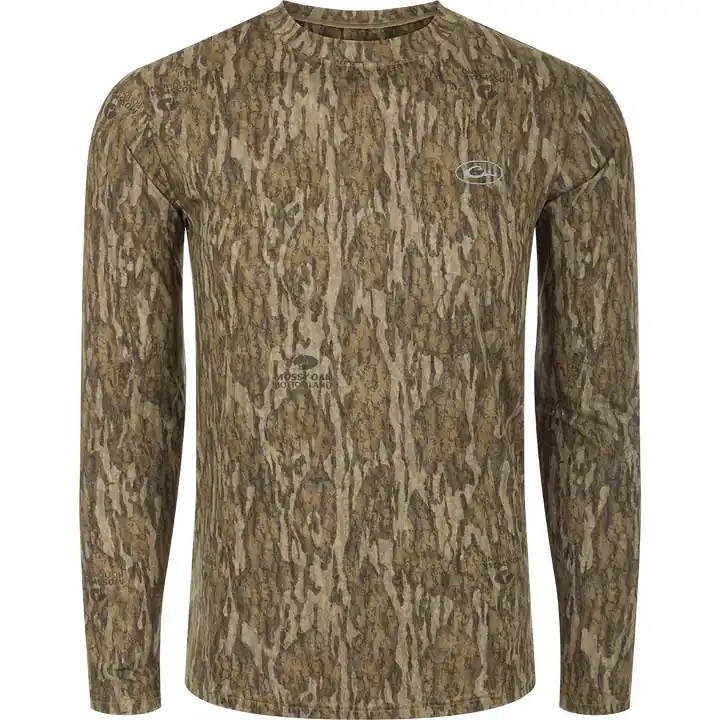 Early Season Technology Camo Performance Crew Long Sleeve by Drake