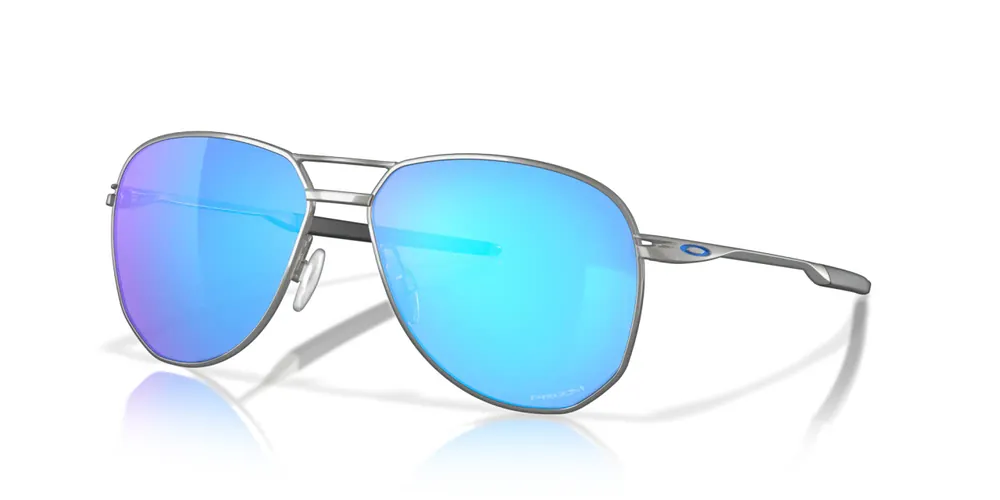 Contrail Prizm Sapphire Lenses with Satin Chrome Frame by Oakley
