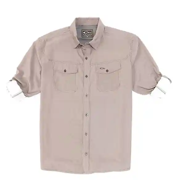 Traveler‘s Check Long Sleeve Shirt by Drake