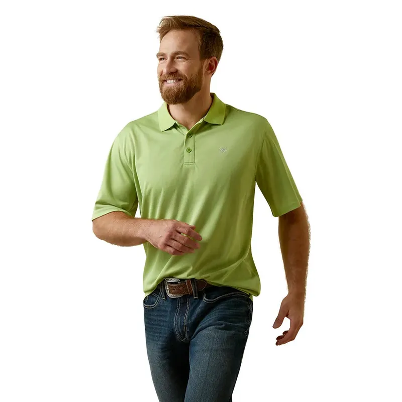 Short Sleeve Tek Polo Shirt in Herbal Garden by Ariat