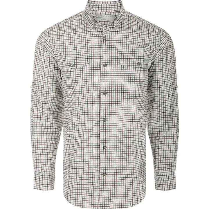 Frat Tattersall Long Sleeve Shirt by Drake Waterfowl