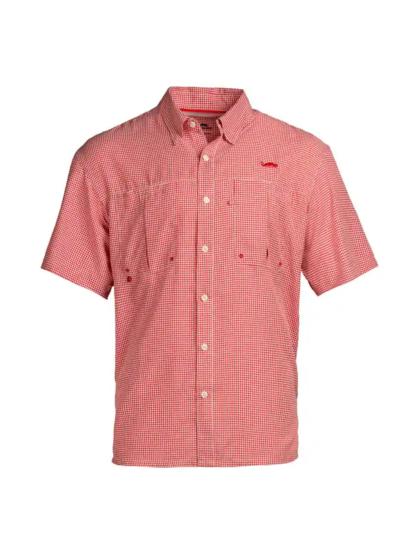 Intracoastal S/S Fishing Shirt - Red Check