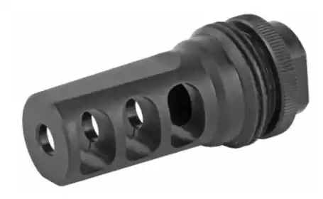 ASR Mount Compatible Muzzle Brake in .223 for 1/2x28 Threaded Barrel by SilencerCo.