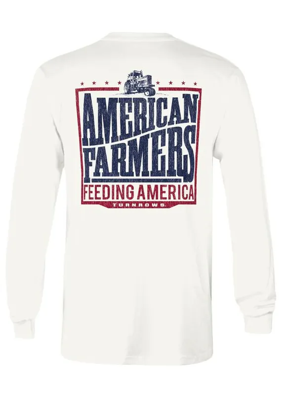 American Farmers Long Sleeve Tee Shirt by Turnrows