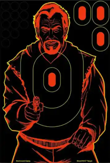 12 Inch x 18 Inch 5 Pack Shoot-N-C Bad Guy Targets by Birchwood Casey