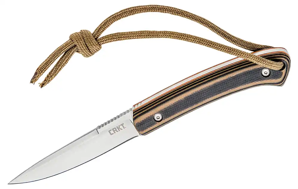Alan Folts BIWA 3" Fixed Blade Neck Knife by CRKT