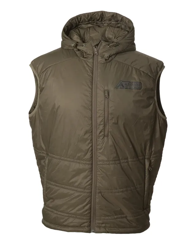 Men‘s Aspire Ignite Hooded Puffer Vest by Banded