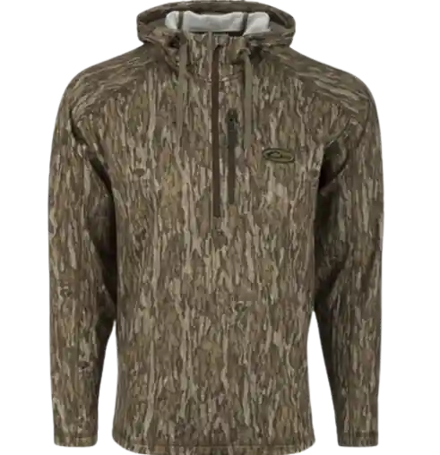 Mid Season Technology Breathelite Quarter Zip Camo Hoody by Drake