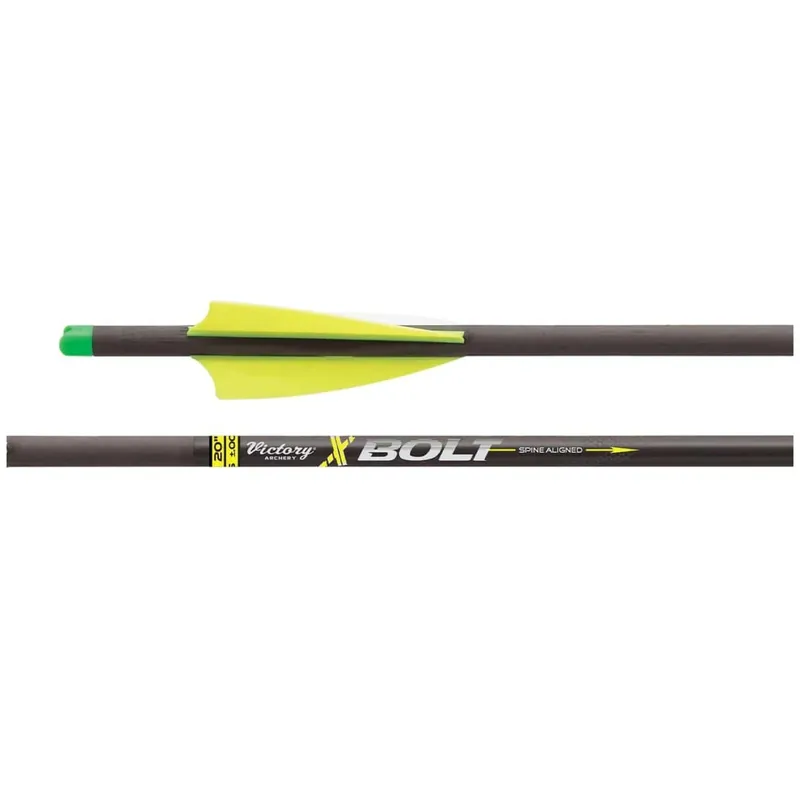 Xbolt 20 Inch Half Moon Fletched Crossbow Bolt by Victory Archery