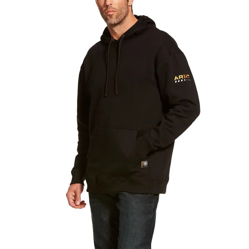 Black Rebar Workman Hoodie by Ariat