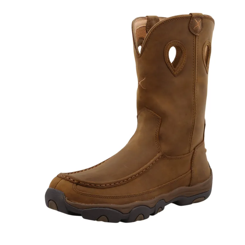 Men‘s 11 Inch Leather Pull On Hiker Boots by Twisted X