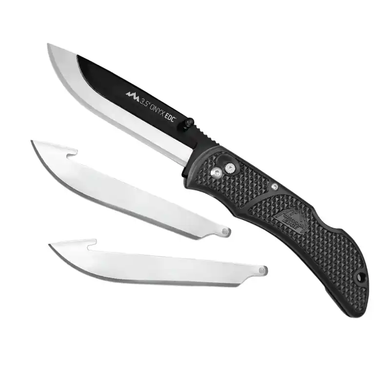 3.5" Onyx EDC Knife in Black by Outdoor Edge