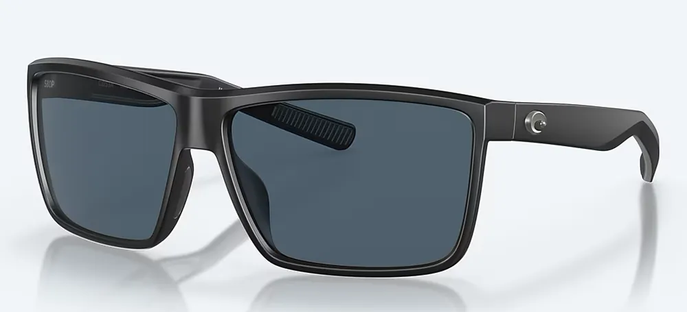 Rinconcito Matte Black 580P with Grey Lenses by Costa Del Mar
