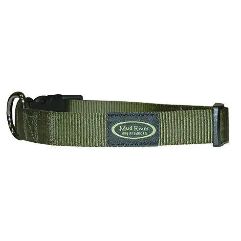 Green L/XL Bootlegger Dog Collar by Mud River