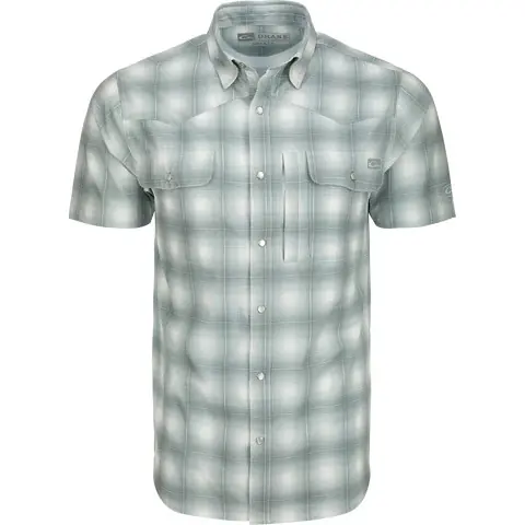 Cinco Ranch Western Plaid Short Sleeve Tee by Drake Waterfowl