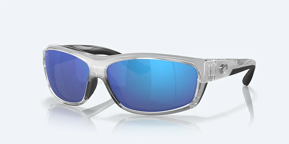 Saltbreak Silver Frames and Blue Mirror Lenses Polarized Sunglasses by Costa Del Mar