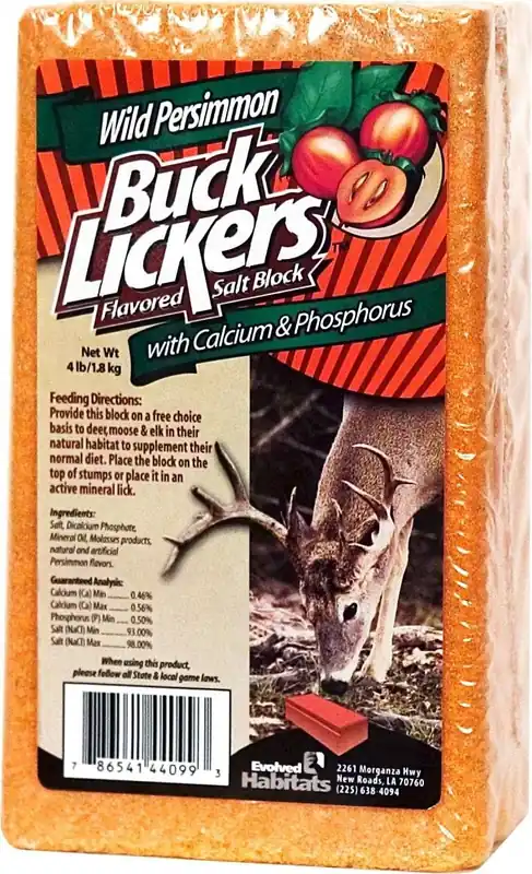 Buck Lickers Wild Persimmon Attractant Block by Evolved