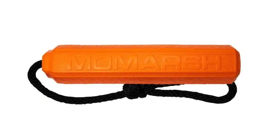 Medium Orange Dog Training Bumper by MOmarsh