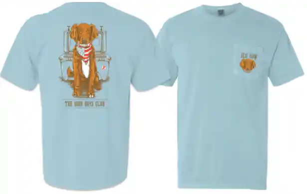 Good Boys USA Pocket Tee Shirt by Old Row