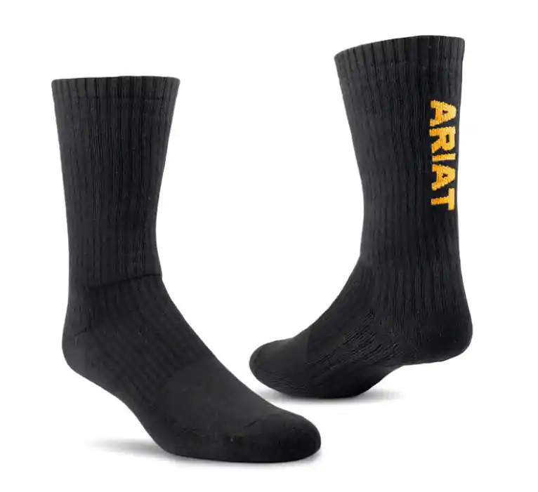 Premium 3 pack Cotton Crew Socks by Ariat