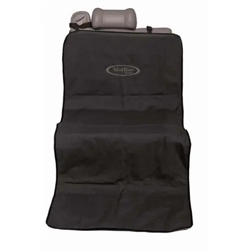 Shotgun Car Seat Cover in Black by Mud River