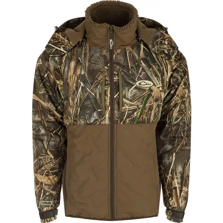 Youth LST Guardian Flex Double Down Eqwader Full Zip Jacket with Hood by Drake