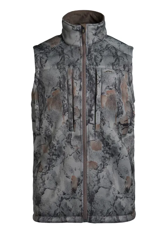 Men‘s Camo Midweight Layering Hunting Vest by Natural Gear