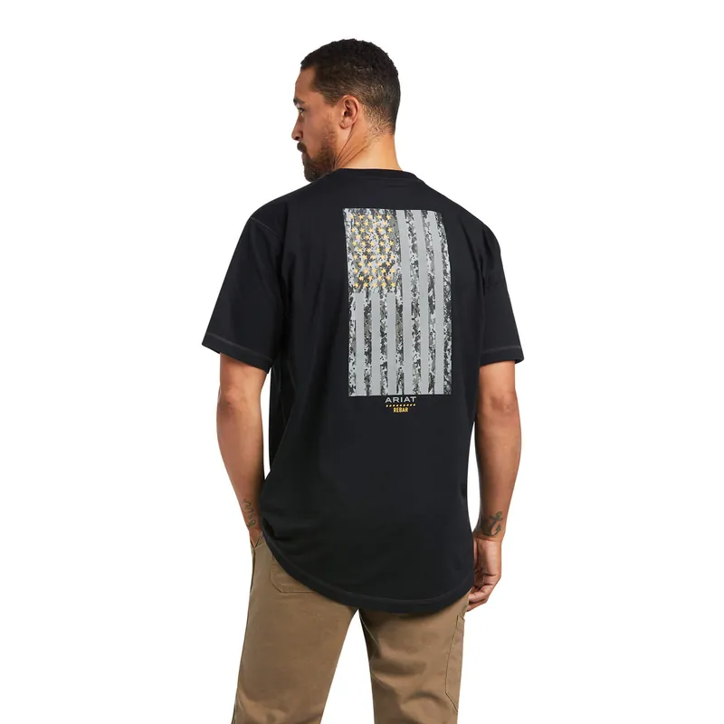 Rebar Workman Reflective Flag Tee Shirt by Ariat