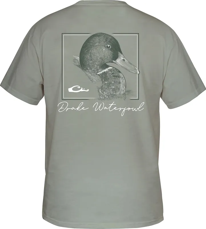 Drake Waterfowl Mallard Headshot S/S Tee
