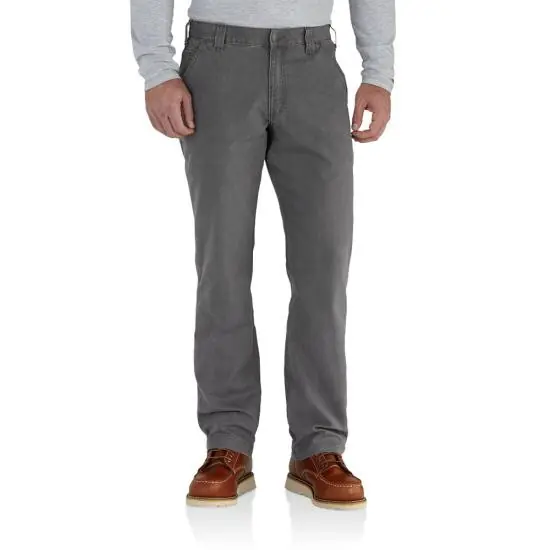 Men‘s Rugged Flex Relaxed Straight Rigby Canvas Dungaree Work Pants by Carhartt
