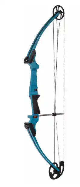 Teal Left Handed Compound Bow by Genesis Archery